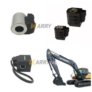 HYUNDAI Excavator Parts Solenoid Valve Coil
